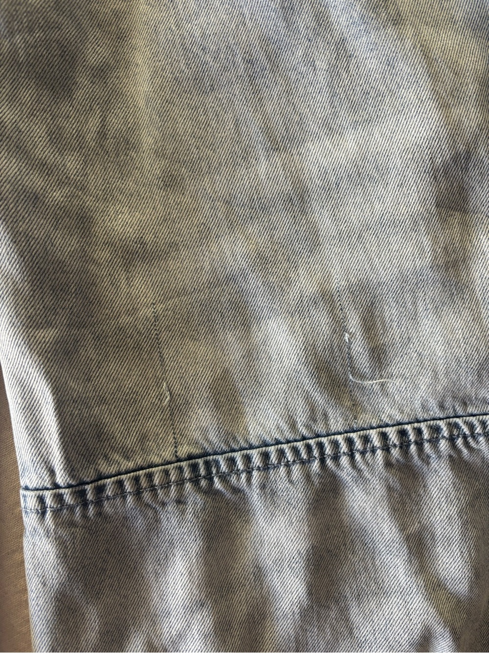 Splendid Lounge Denim straight pants: light wash drawstring size small - Picture 6 of 8